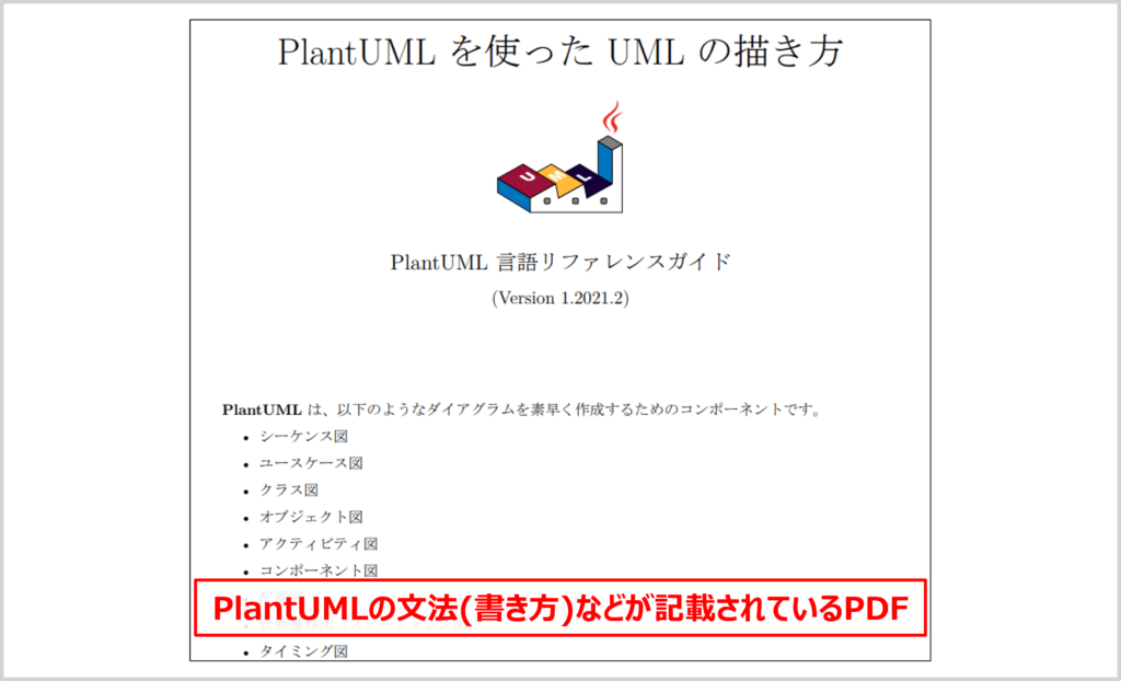 PlantUMLの文法(書き方など)03