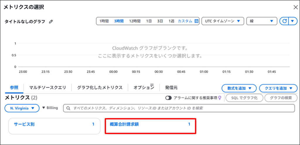請求アラームの設定方法_CloudWatchで請求アラームの作成07