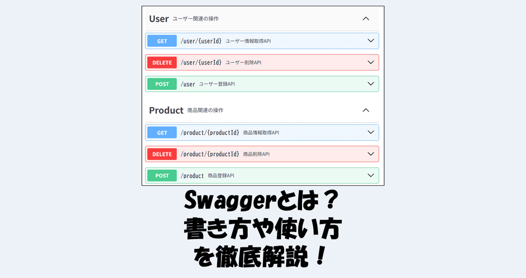 Swaggerとは?書き方・使い方・OpenAPIとの違いなどを徹底解説! - IT Swaggerとは?書き方・使い方・OpenAPIとの違いなどを徹底解説! - IT