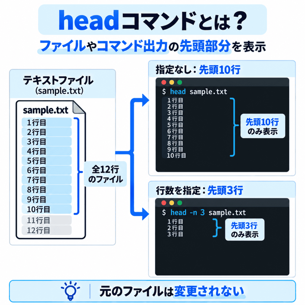 Linuxのheadコマンドとは?