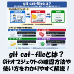 git cat-fileとは？Gitオブジェクトの確認方法や使い方をわかりやすく解説！