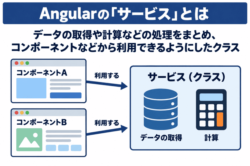 Angularの「サービス」とは
