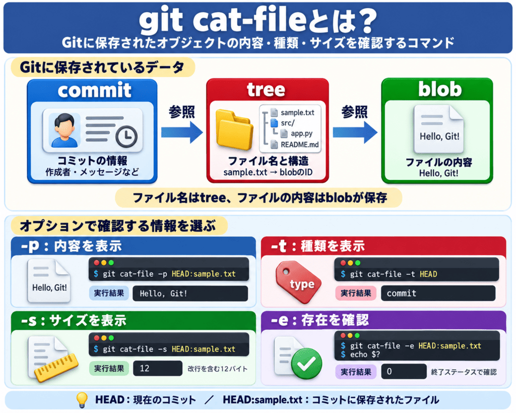 git cat-fileとは?